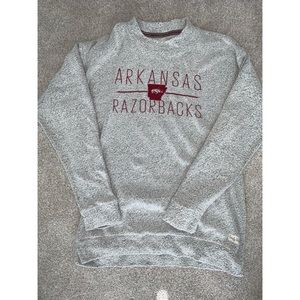 Arkansas Comfy Terry Crew Sweatshirt XL
